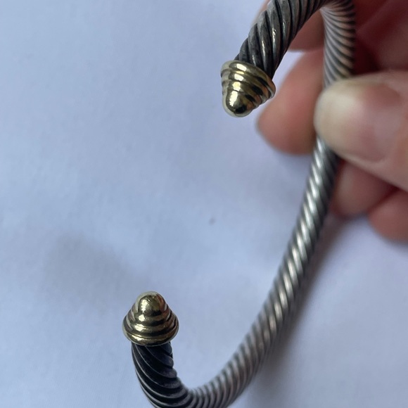 David Yurman Cable Classics Bracelet with 14K gold - Picture 4 of 4